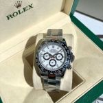 ROLEX Daytona 904L Steel Self-produced Movement Original Bezel White Watch